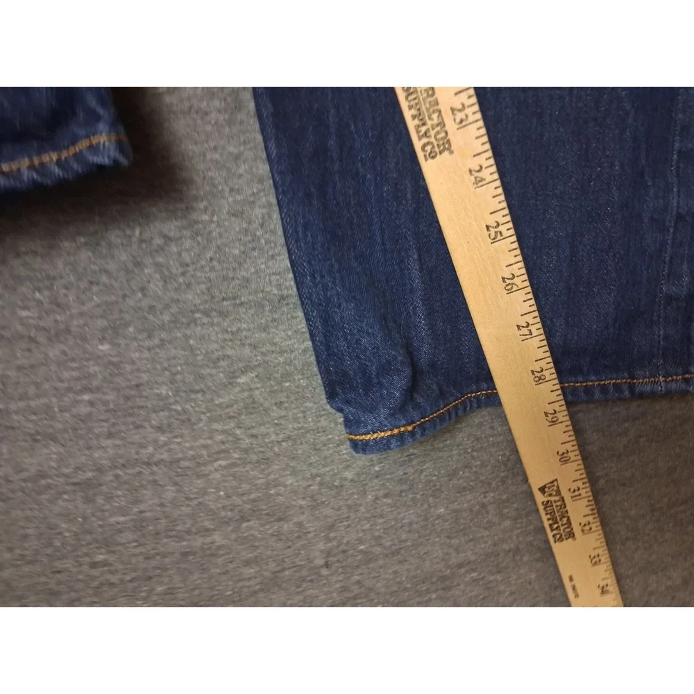 VTG Levis Jeans Mens 42x30 Dark Blue Denim 501 Y2K Button Fly Classic‎